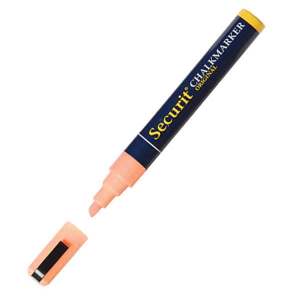 Orange kridt marker pen 6 mm nib